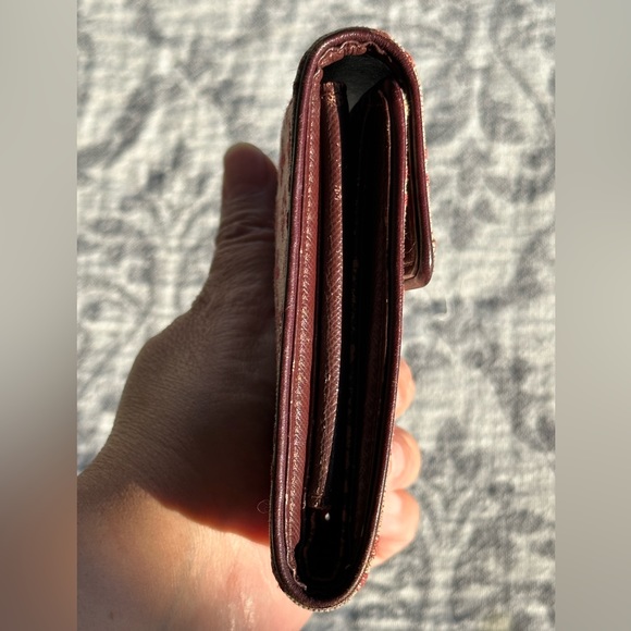 Louis Vuitton Mini Lin Pink Denim Wallet - Picture 15 of 17